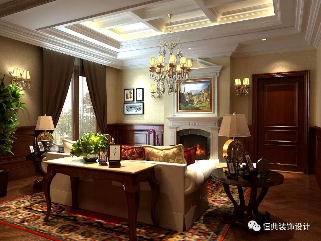 新美式风格家居设计丨中国石家庄丨恒典设计-60