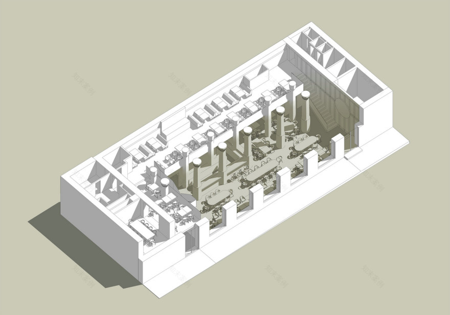斯大林帝国建筑中的创新啤酒餐厅设计-12