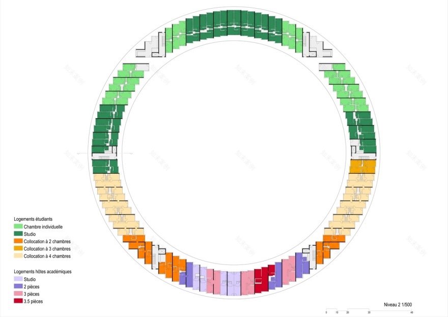 瑞士“旋涡”学生公寓丨瑞士洛桑丨Dürig AG,Itten+Brechbühl AG-43