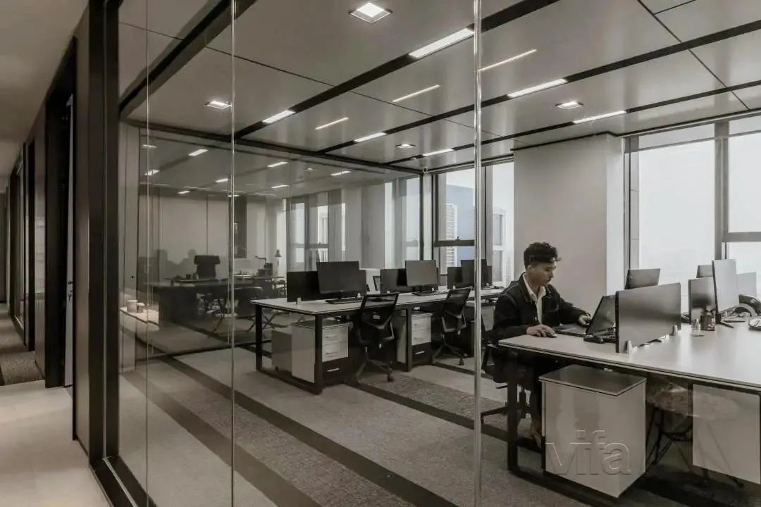 递平方空间设计事务所苏州总部 | 几何秩序美学的办公空间-74