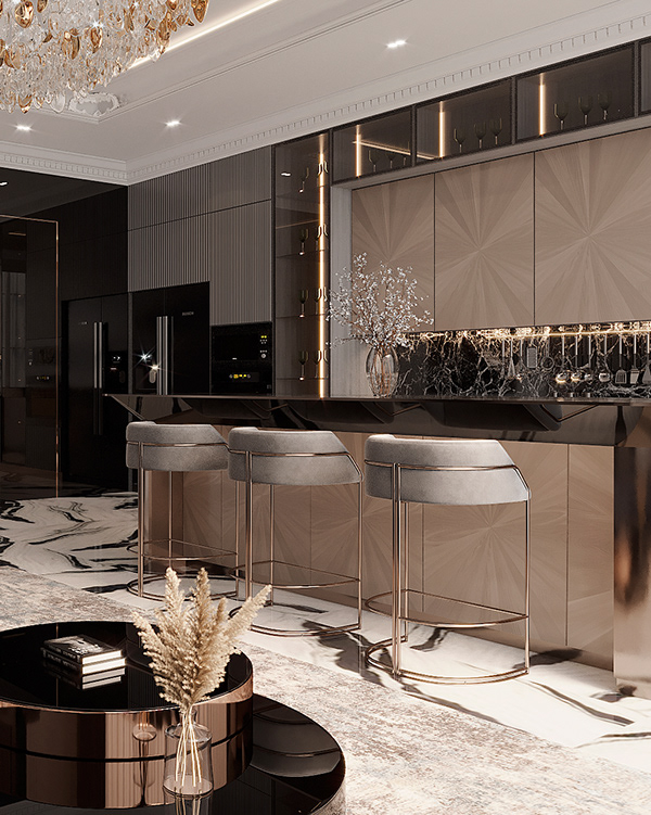 豪华客厅丨Mohammed Yossef-23