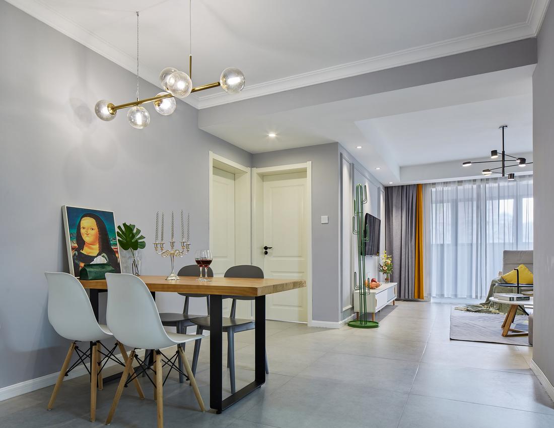 20 万打造 107 平现代温馨之家-4