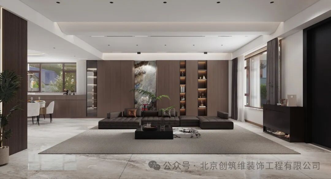 唐山市乐北别墅7-1|600㎡现代简约风装修案例-2