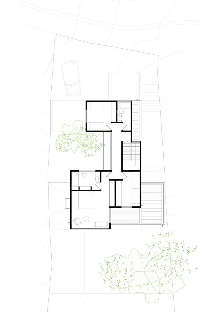 背海而立的双庭院之家-26