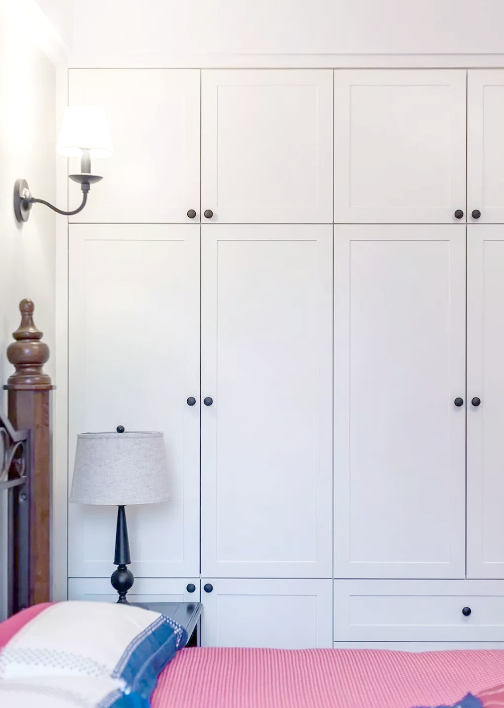 开放隔断时尚加电视墙，110㎡现代美式家这样装更实用！-24