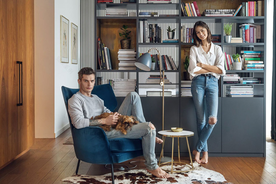 华沙名模夫妻的现代温馨小窝-2