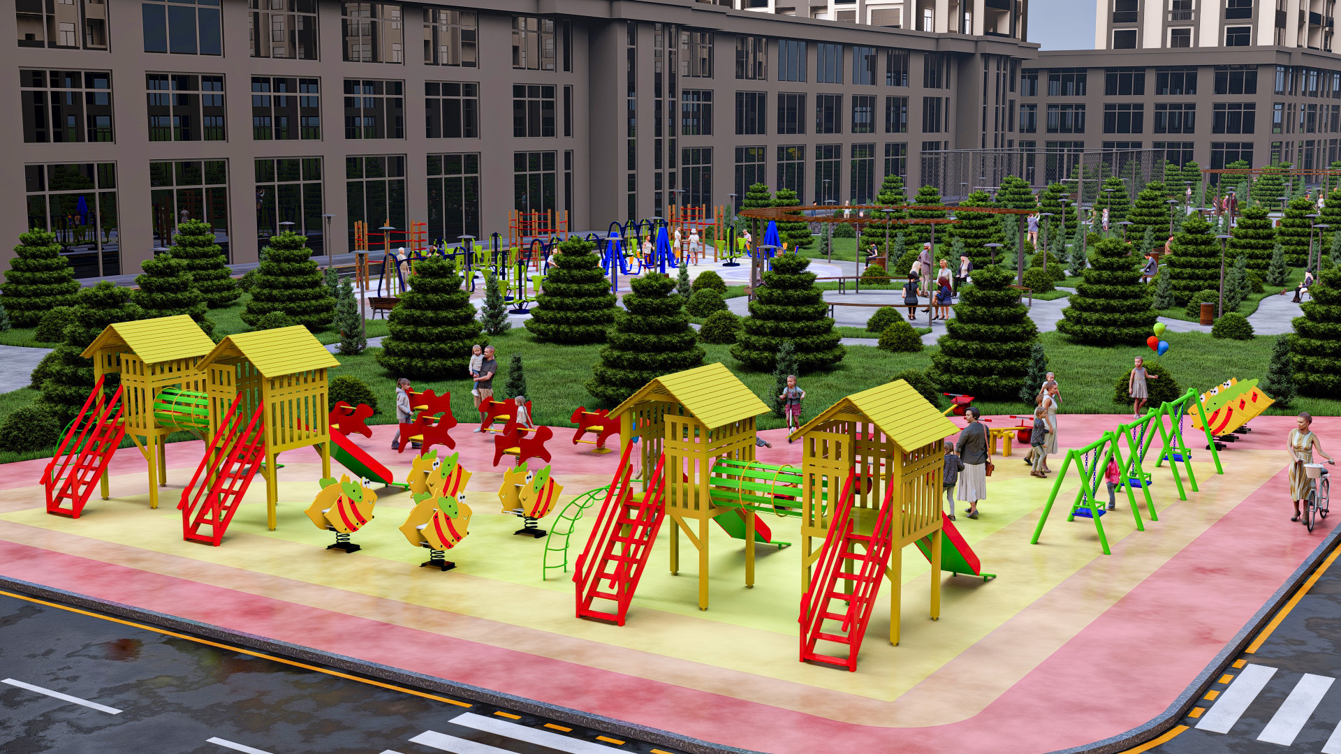 小区景观丨阿塞拜疆-4