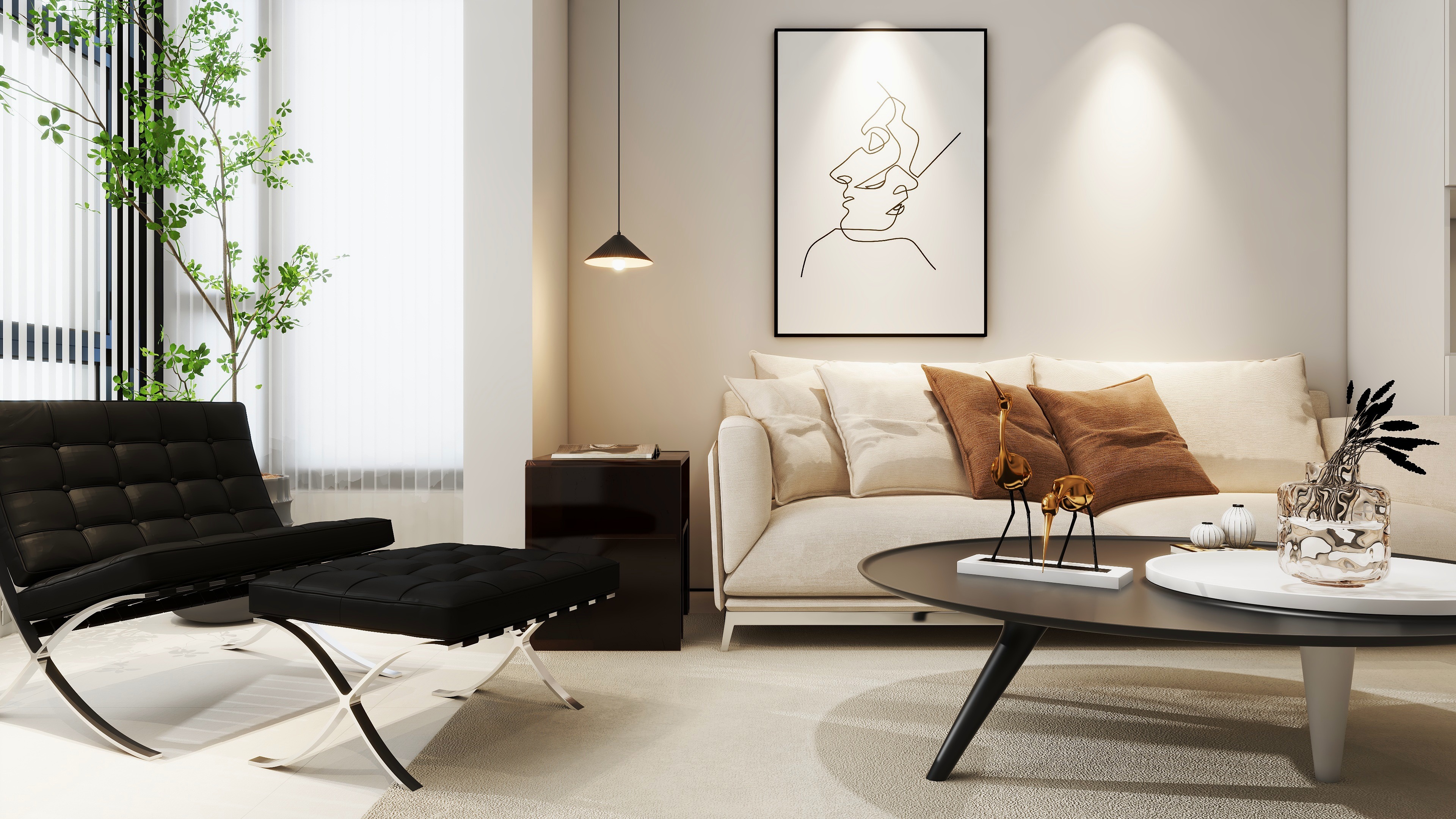 绿都·东澜岸现代简约76㎡3室-8