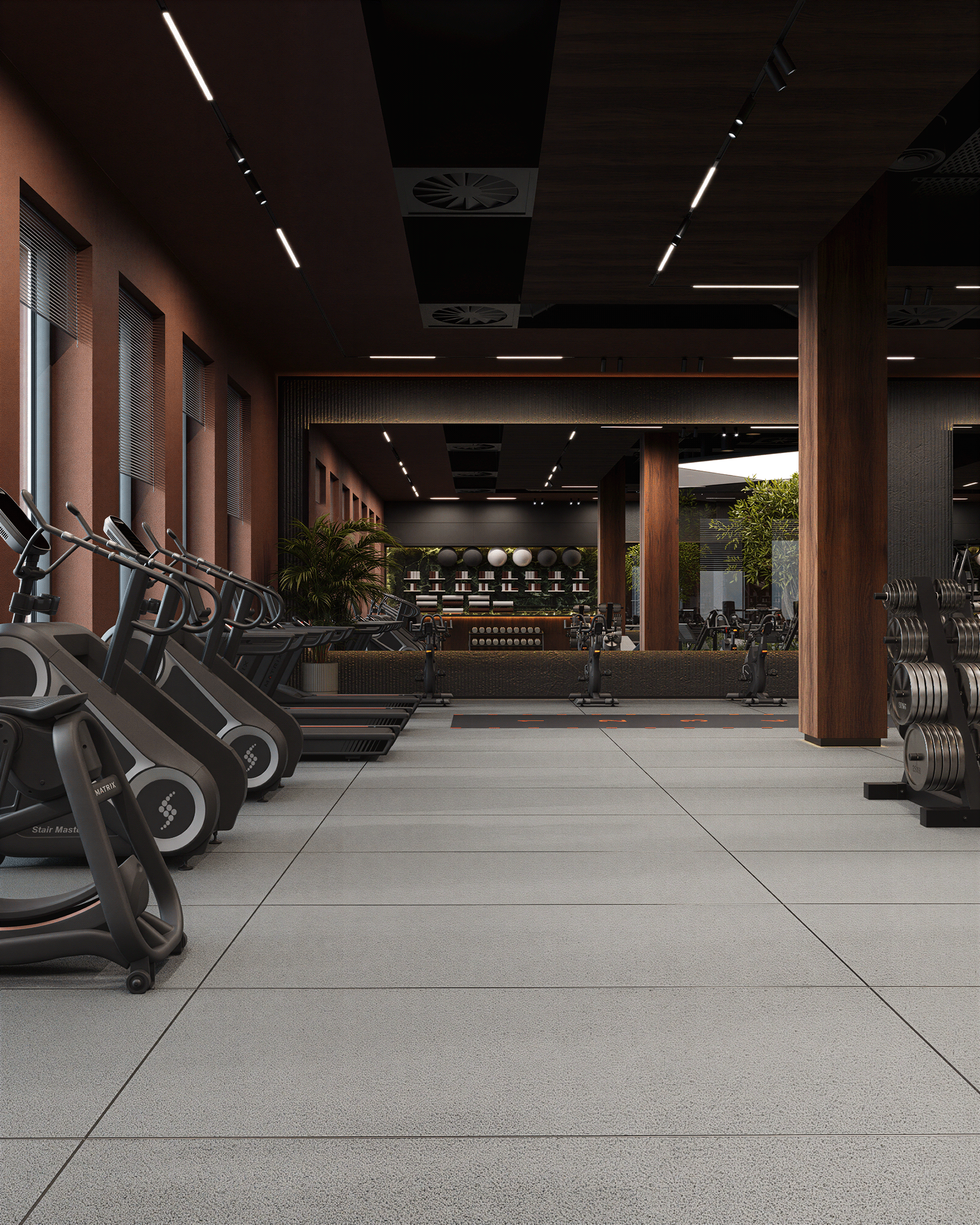 Visualisation of a sports facility in Dubai-15