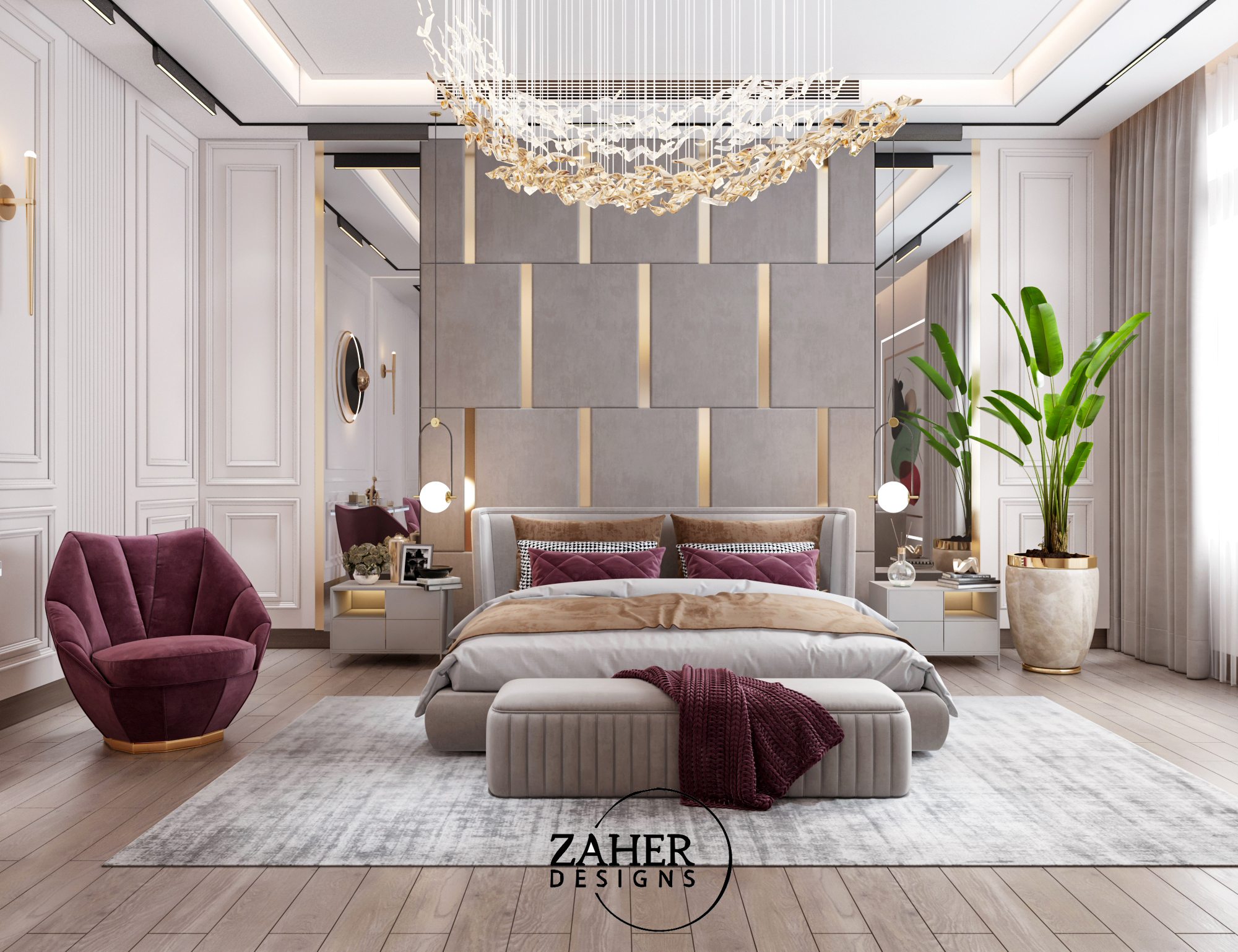 主卧室丨Ahmed zaher-6