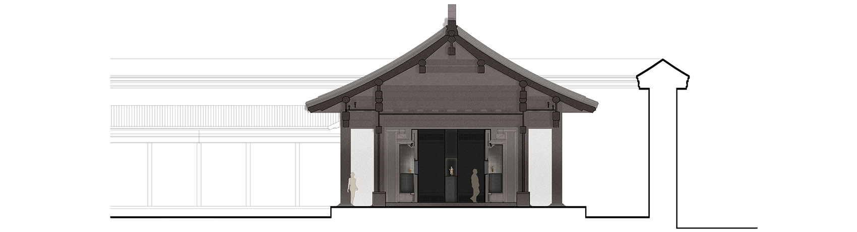 “佛陀之光”展览设计，北京 / 中间建筑-43