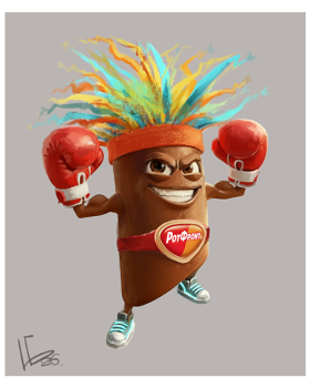 Эскиз-концепт маскота