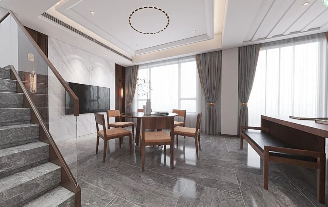 金轮·湖晓兰庭 | 现代中式风格别墅设计-74