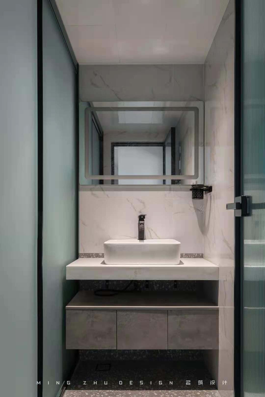 被温柔眷顾的盐系新家丨中国自贡丨名筑设计-38