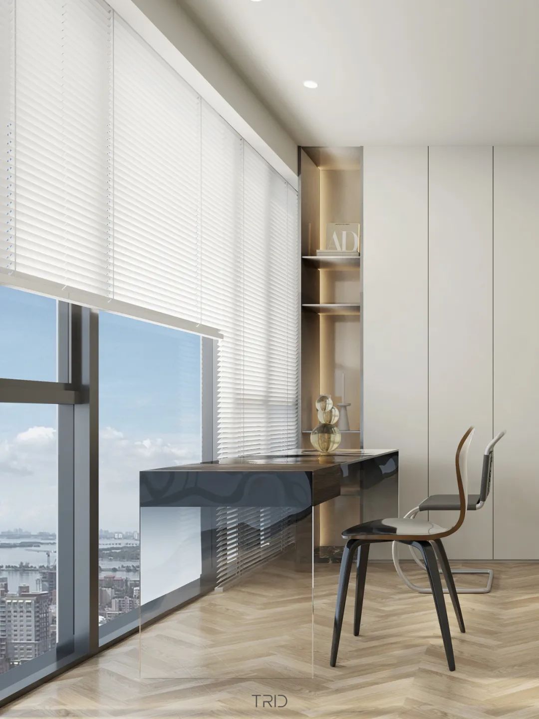 盐田龙湖天琅 · 270 度海景现代简约豪宅设计丨中国深圳丨TRID 添睿设计-46