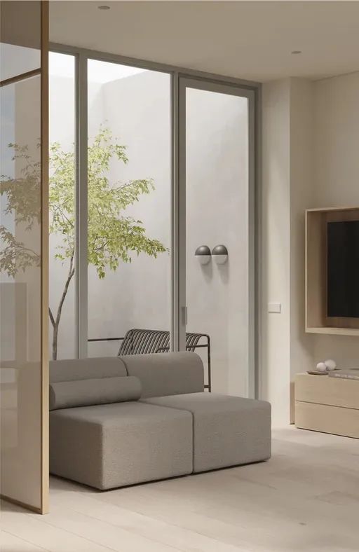 奶油色调的宁静家园丨Zeworkroom Studio-54