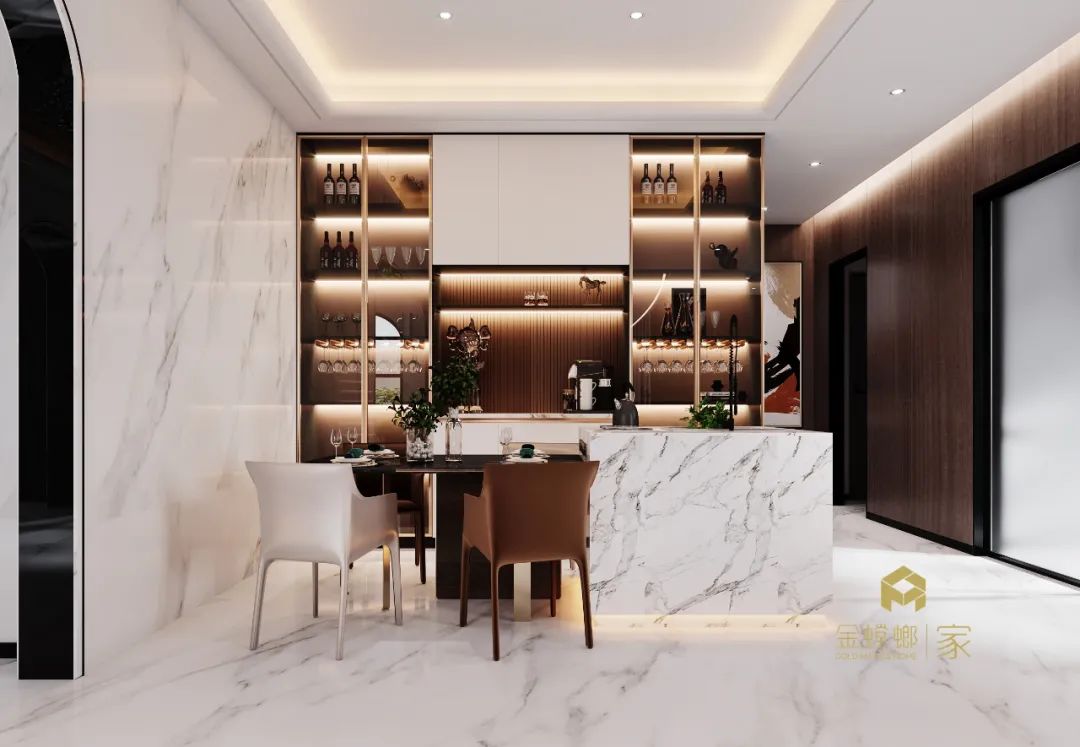 绿地桃花园别墅丨金螳螂·家榆林店-23