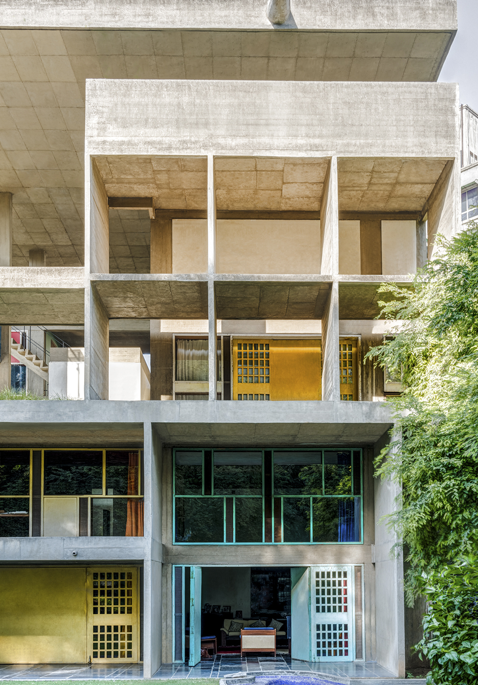 印度阿默达巴德纺织厂总部大楼-11