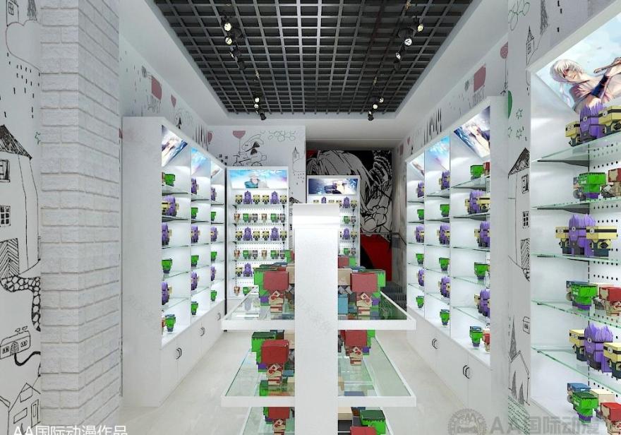 动漫主题奶茶店设计,诠释二次元魅力-0
