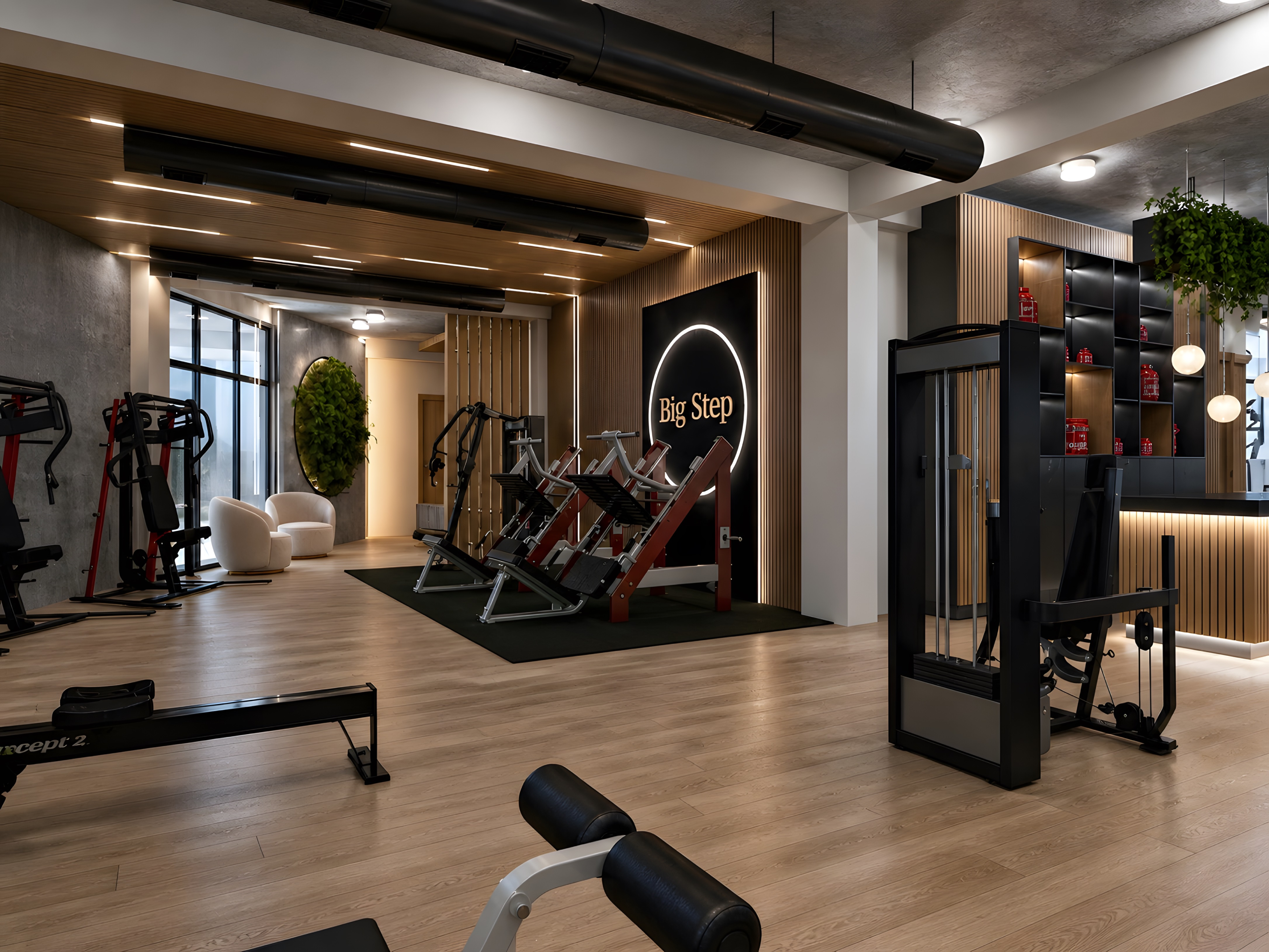 Modern Gym Interior Visualization-4