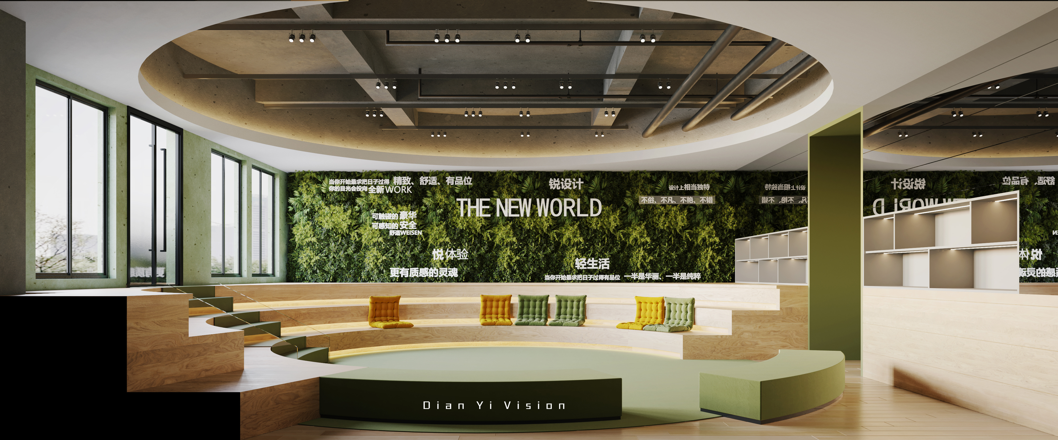 办公空间效果表现-9