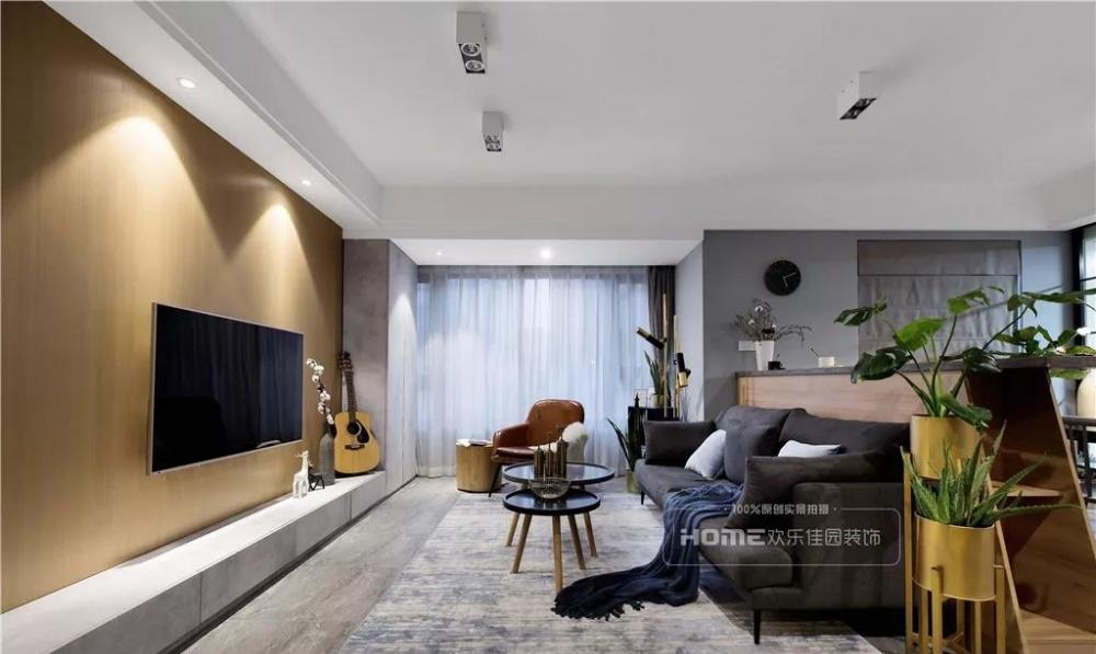 欢乐佳园装饰|| 游走于灰色调,酷中带暖-17