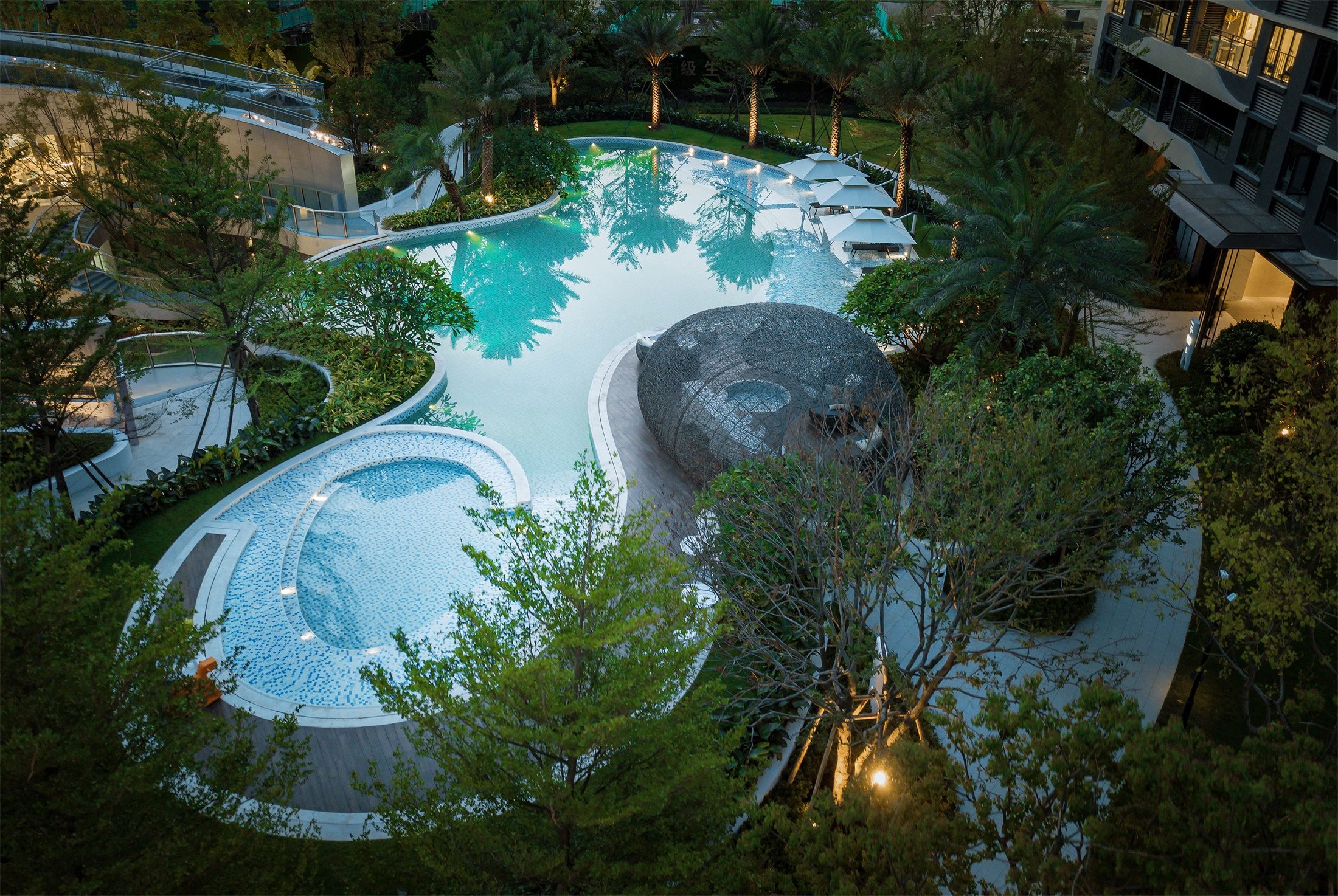 惠州华发旭辉•铂钻四季展示区景观-79