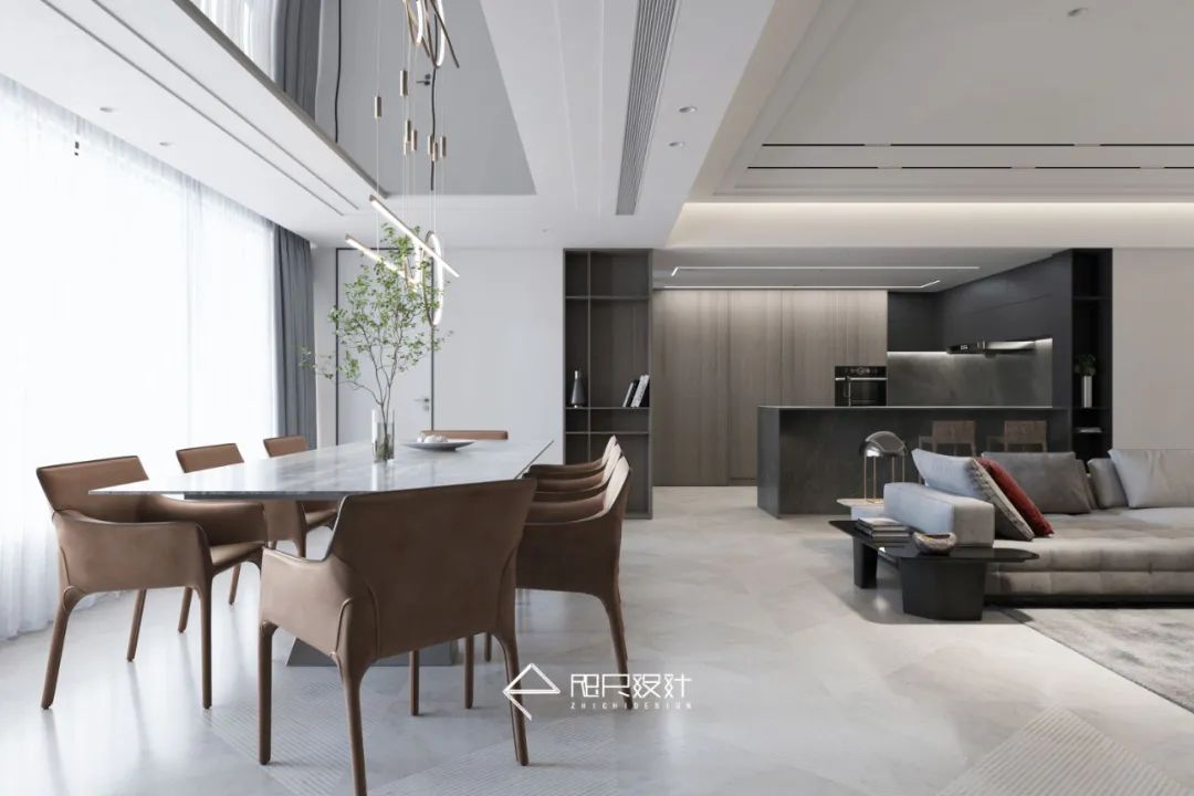 现代简约江景大厦,黑白灰缔造舒适生活-69