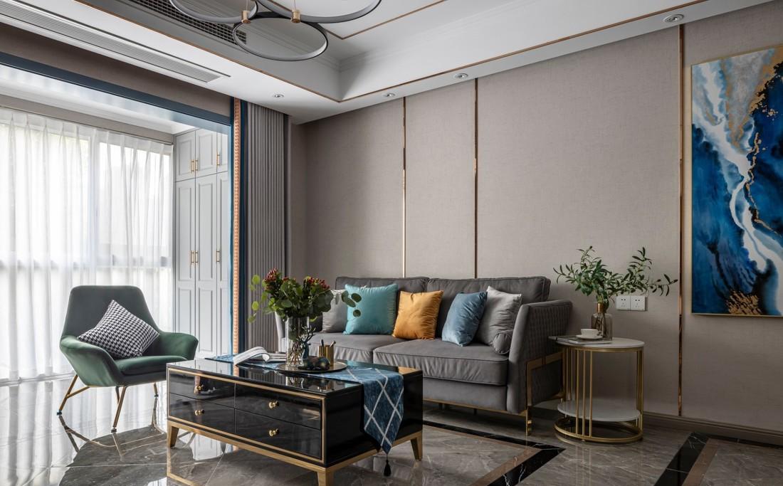 内江十亩现代混搭风家居设计，低调奢华空间融入自然光线-12