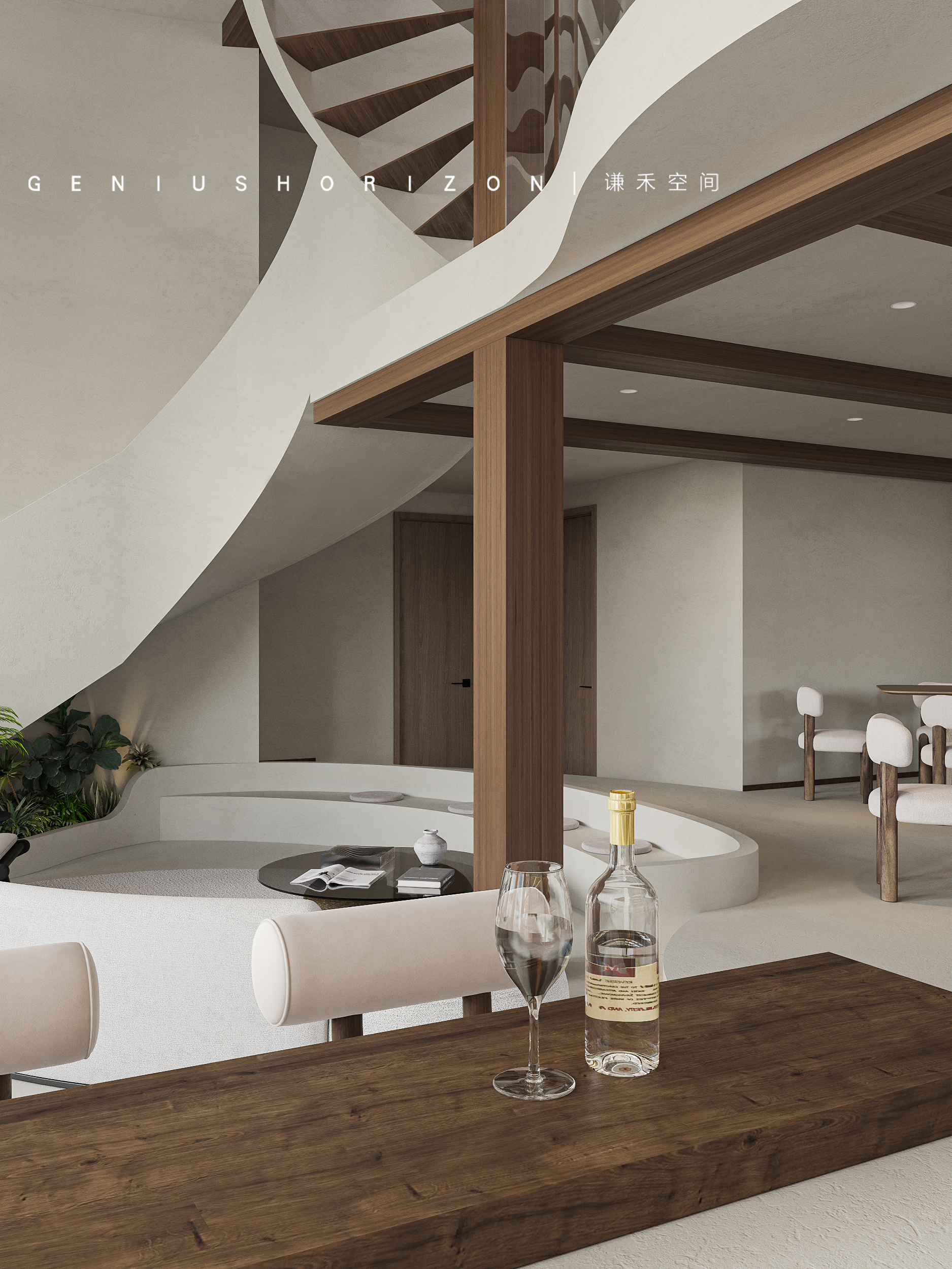 侘寂民宿设计丨谦禾空间设计事务所-34