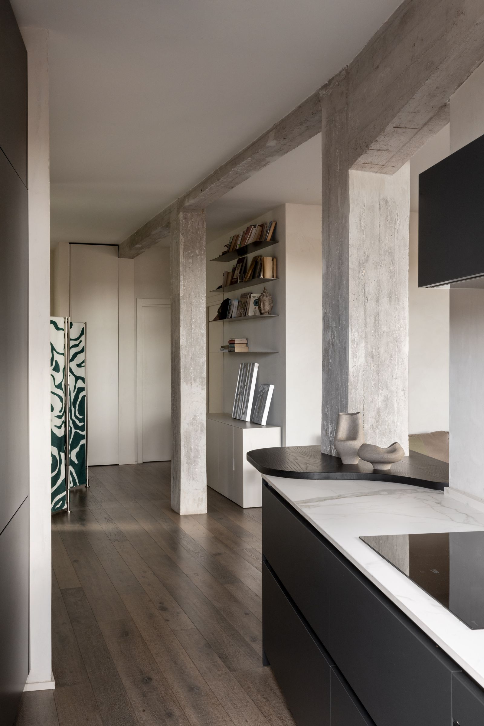 罗马100平米 Brutalist风格公寓改造丨意大利罗马丨Manuela Tognoli-14