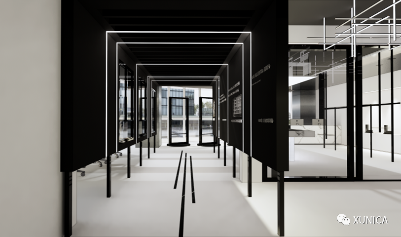 极简黑色魅力,XUNICA DESIGN 打造 HUECK 霍柯铝合金展厅-59