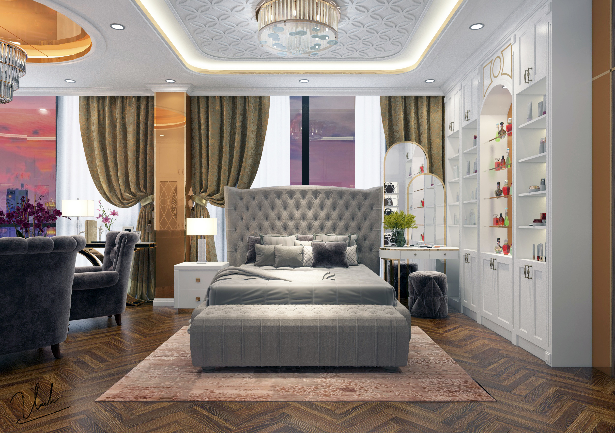 Interior - Bedroom Classic Luxury-6