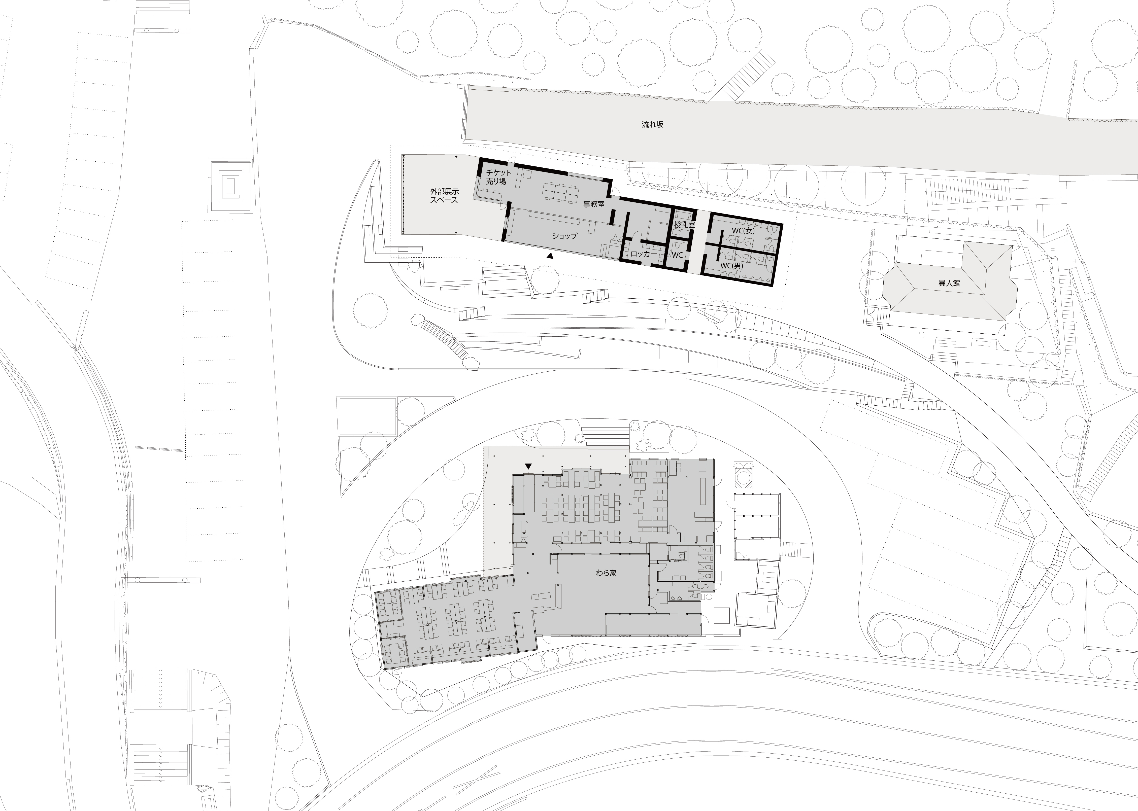 四国村博物馆入口建筑：流动的坡屋顶 / kousou Inc.-36