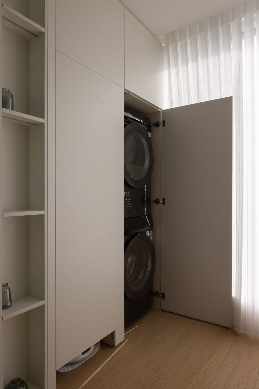 80㎡小户型超暖超温馨“喵星人”之家丨大斌空间-59