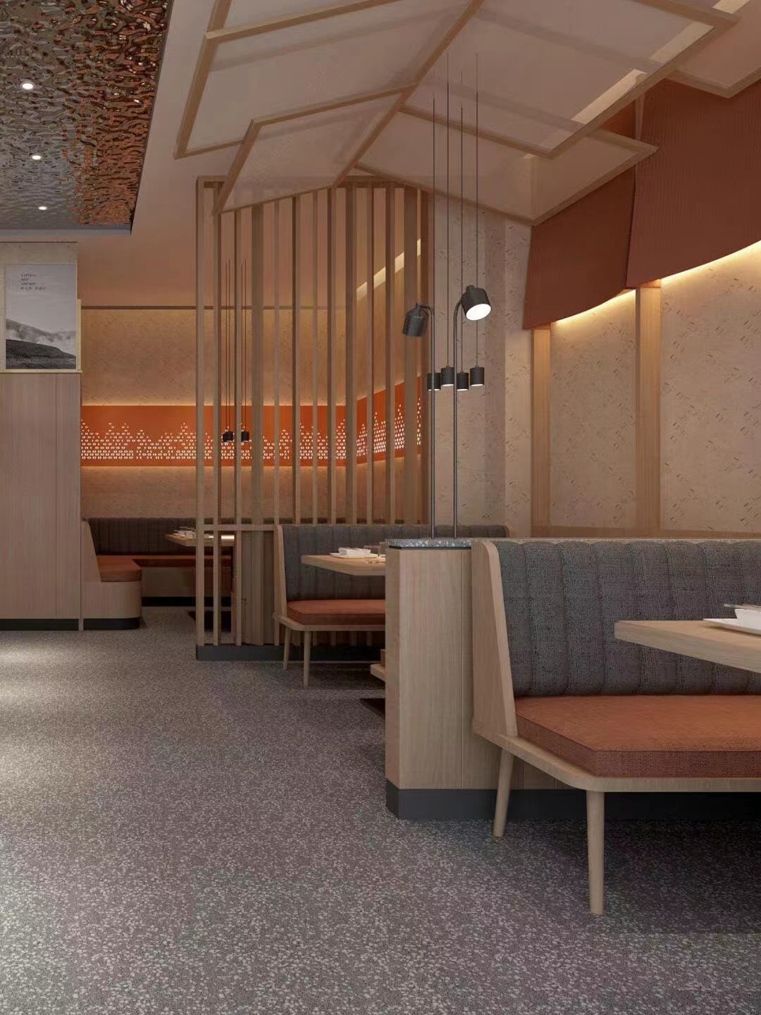 烤肉店装修设计案例｜打造别样多彩餐饮空间-5
