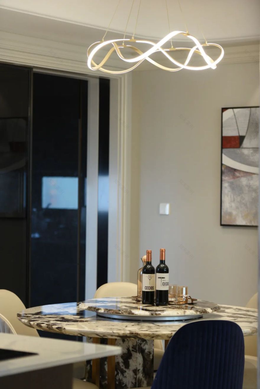 现代 235㎡轻奢住宅丨申远空间设计-13