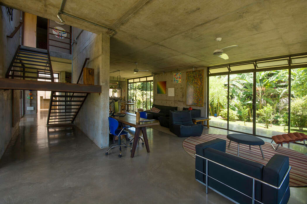 巴西悬浮竹影 concrete Petro 之家-5