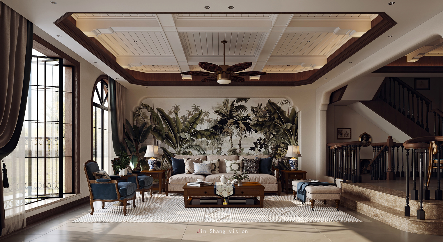大宅设计 混搭风-9