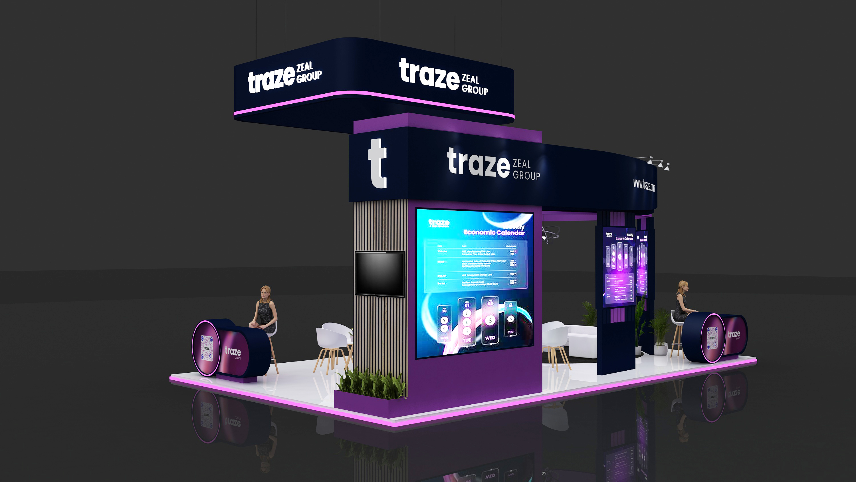 TRAZE 12X6M STALL DESIGN IN DUBAI-1