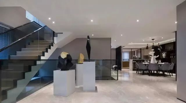 现代简约风打造 570 平米联排别墅生活空间-19