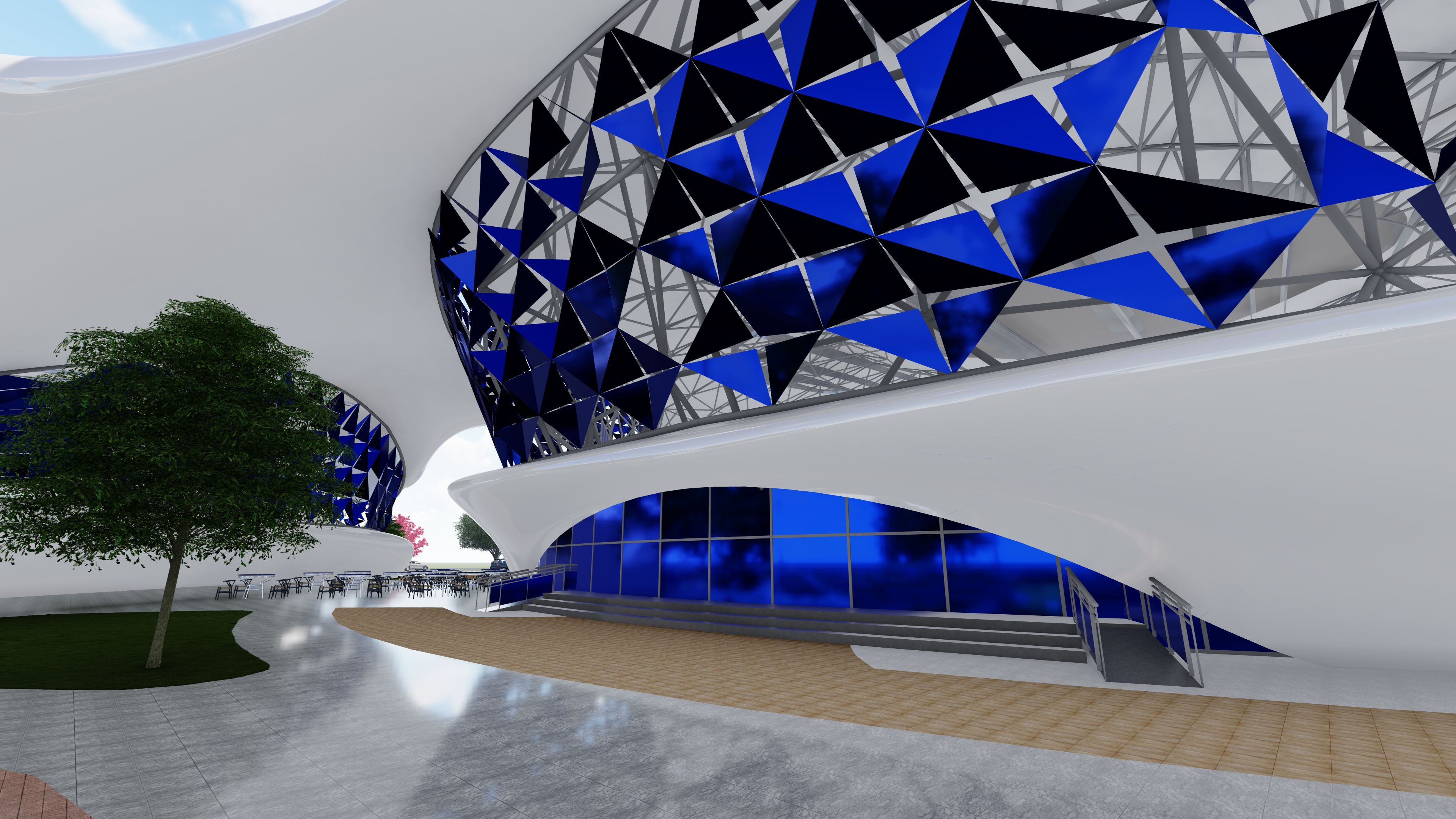 竞技场体育馆丨埃及丨Ain Shams University 建筑系-22