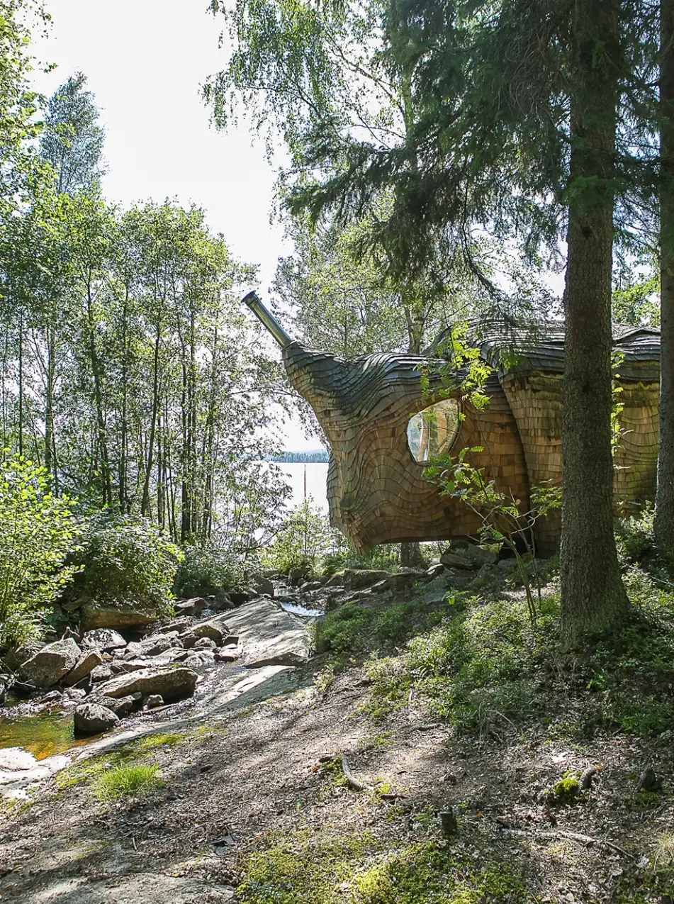 离奇“折纸”屋，自然与设计的完美融合-11