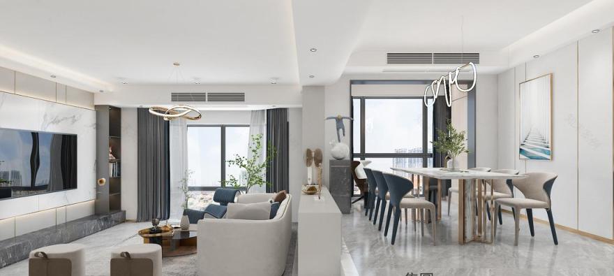 现代轻奢风打造阳光快乐儿童宅-18