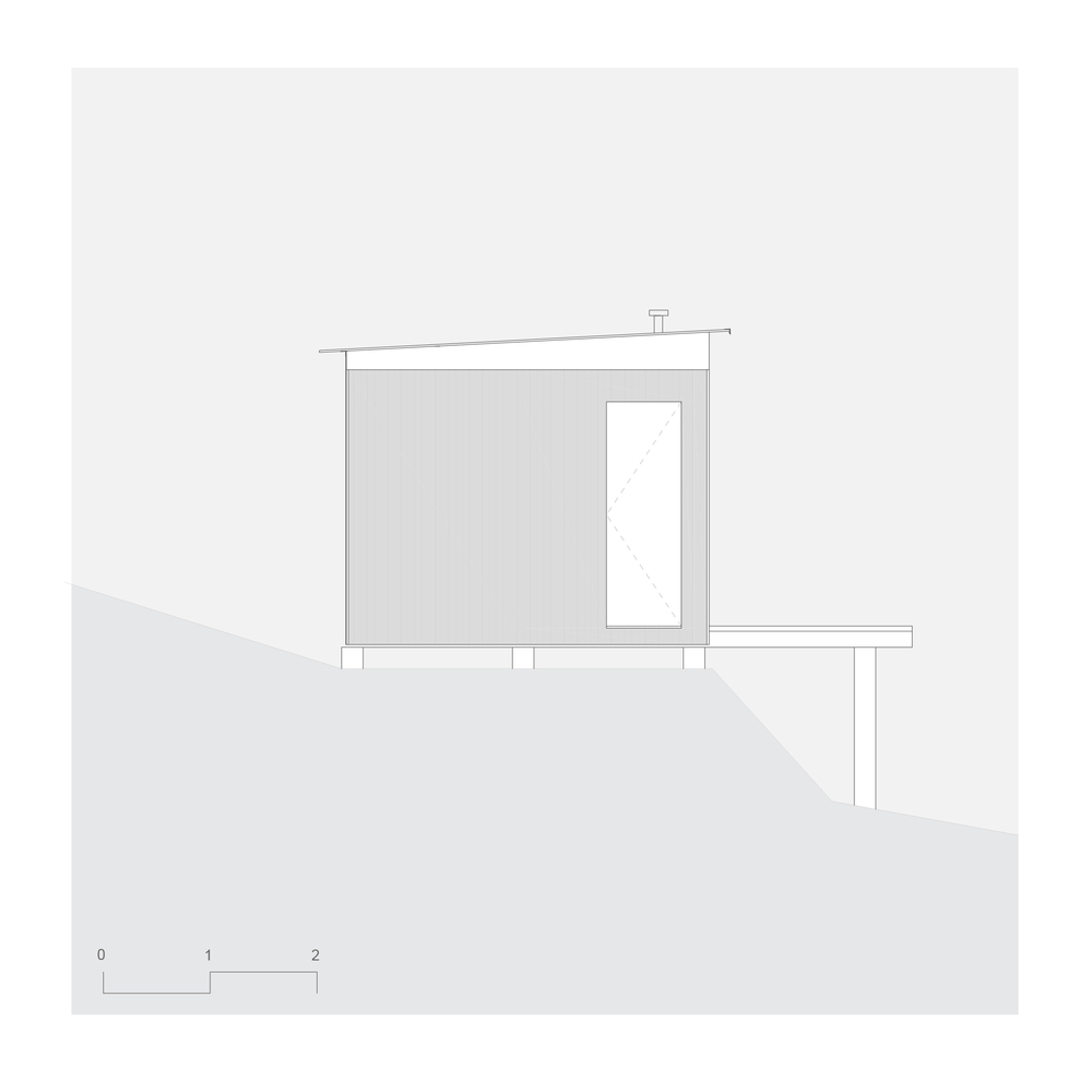 极简主义的山间小木屋-39