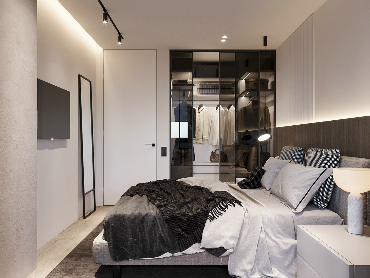 灰色系简约风公寓 既纯粹又有序的生活-13