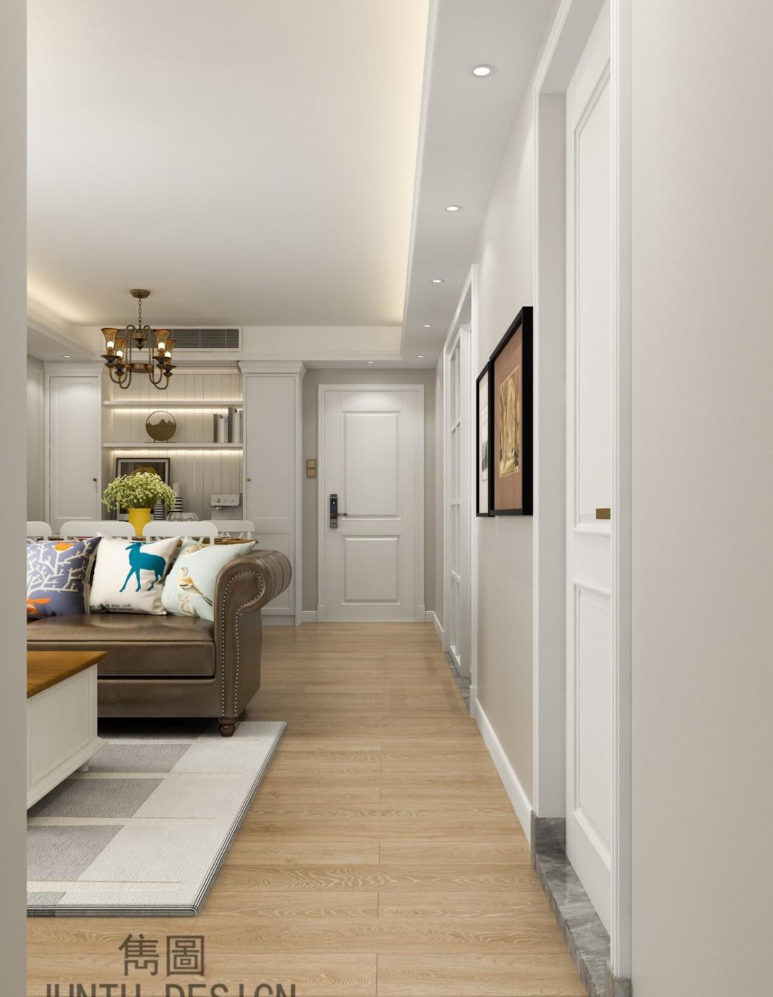 广州盈翠华庭唐宅美式家居改造-12