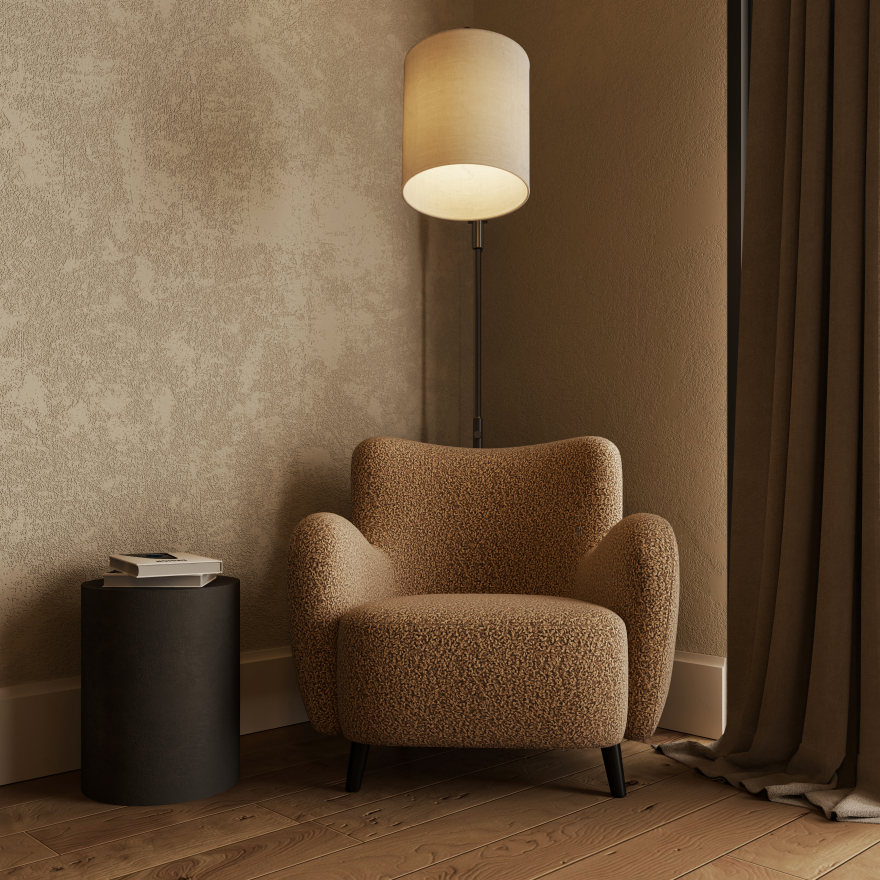 温馨简约风卧室内饰丨Muhammed Saad-16