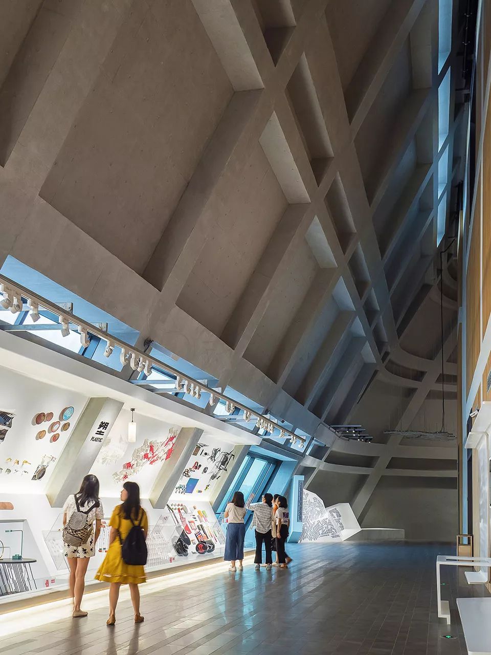 深圳龙岗文化中心 | 混凝土雕塑般的室内空间-60