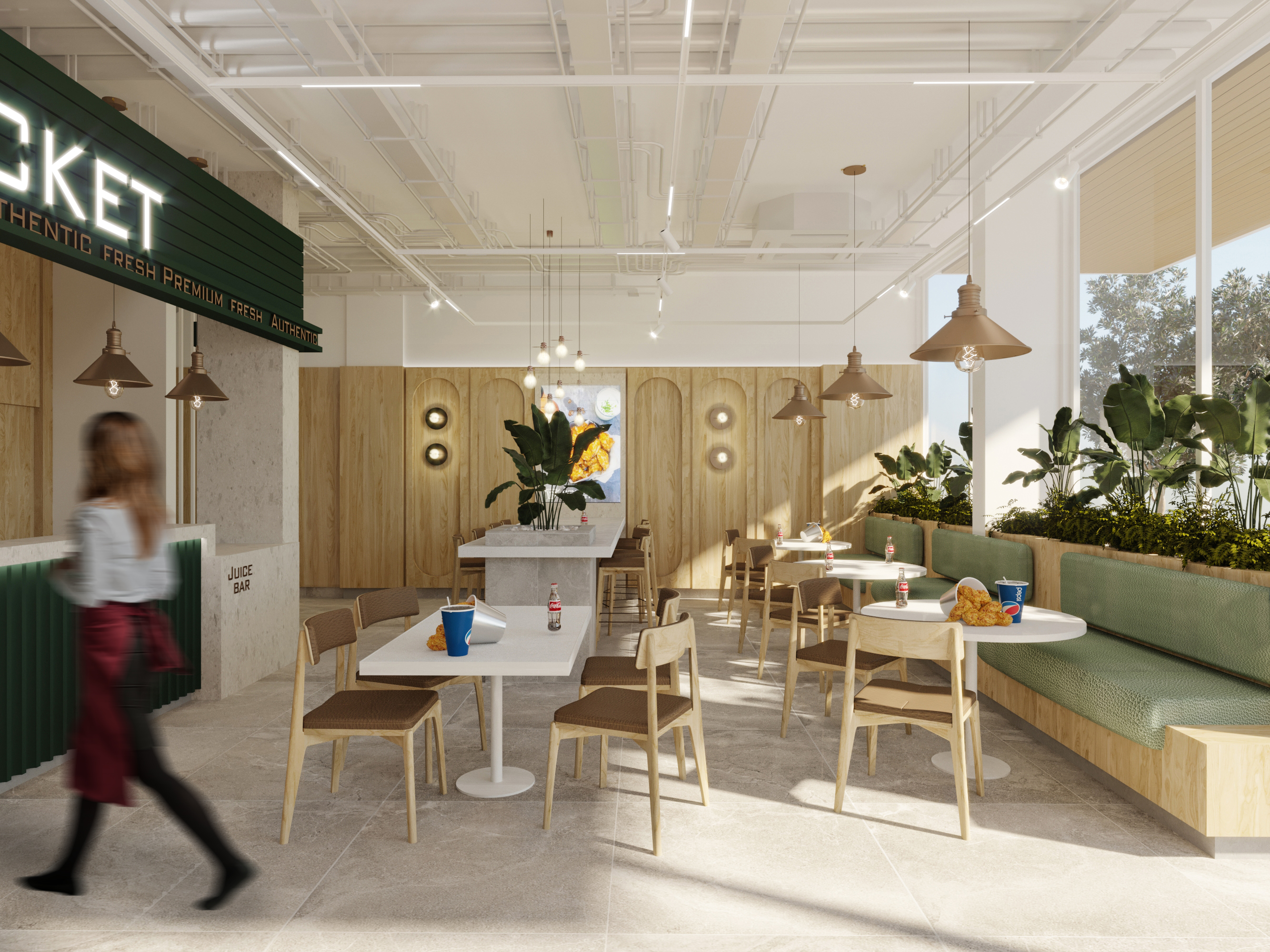 Wings Bucket 餐厅设计丨约旦扎尔卡-3